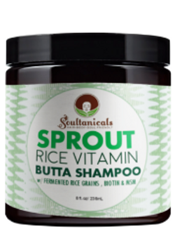 Soultanicals Sprout Rice Vitamin Butta Shampoo 8 oz