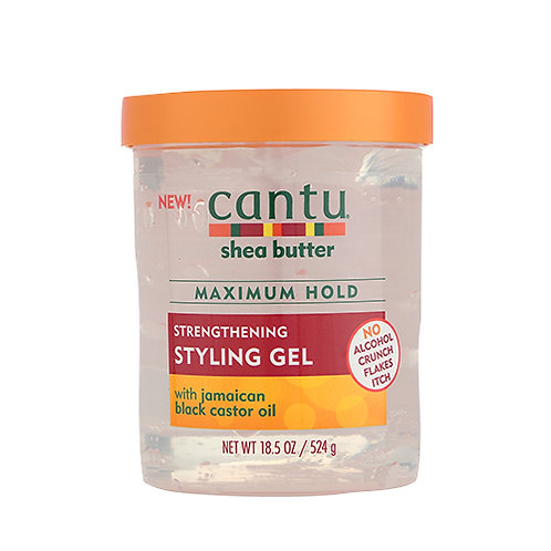 Cantu Shea Butter Maximum Hold Strengthening Styling Gel 18.5 oz