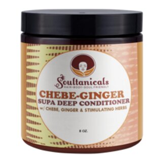 Soultanicals Chebe Ginger Supa Deep Conditioner 8oz - Jeweled Hair Lounge & Beauty Supply 