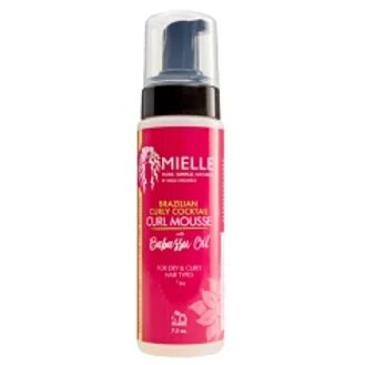 Mielle Brazilian Curly Cocktail Curl Mousse 7.5 oz - Jeweled Hair Lounge & Beauty Supply 