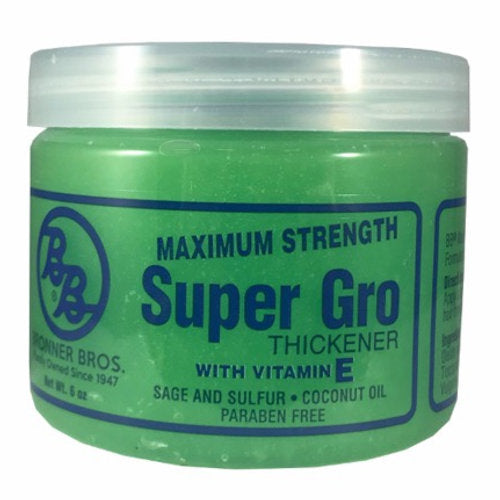 BRONNER BROTHERS SUPER GRO - MAX STRENGTH 6 OZ