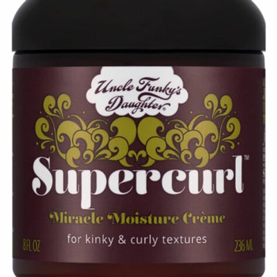 UNCLE FUNKY'S DAUGHTER SUPERCURL MIRACLE MOISTURE CREME (8 OZ.) - Jeweled Hair Lounge & Beauty Supply 