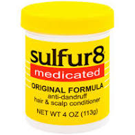 Sulfur 8 Medicated Original Formula Anti-Dandruff Hair & Scalp Conditioner 4 oz