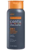 Cantu Shea Butter 3 In 1 Shampoo Conditioner Body Wash 13.5 oz