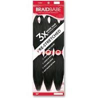 OUTRE SYNTHETIC PRE STRETCHED BRAID - 3X BABE 54"