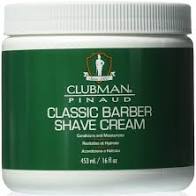 Clubman Shave Cream, Classic Barber - 16 fl oz