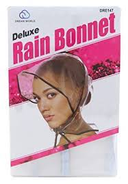 DREAM WOMENS RAIN BONNET CLEAR